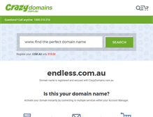 Tablet Screenshot of endless.com.au